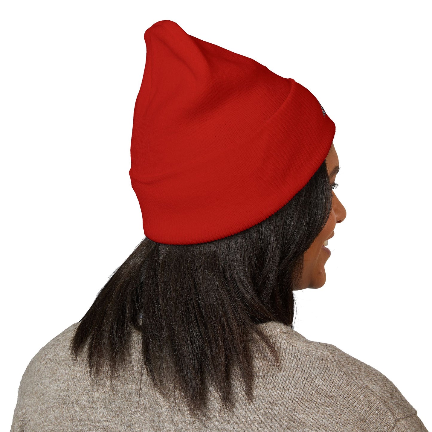 OG Beanie – White Embroidered