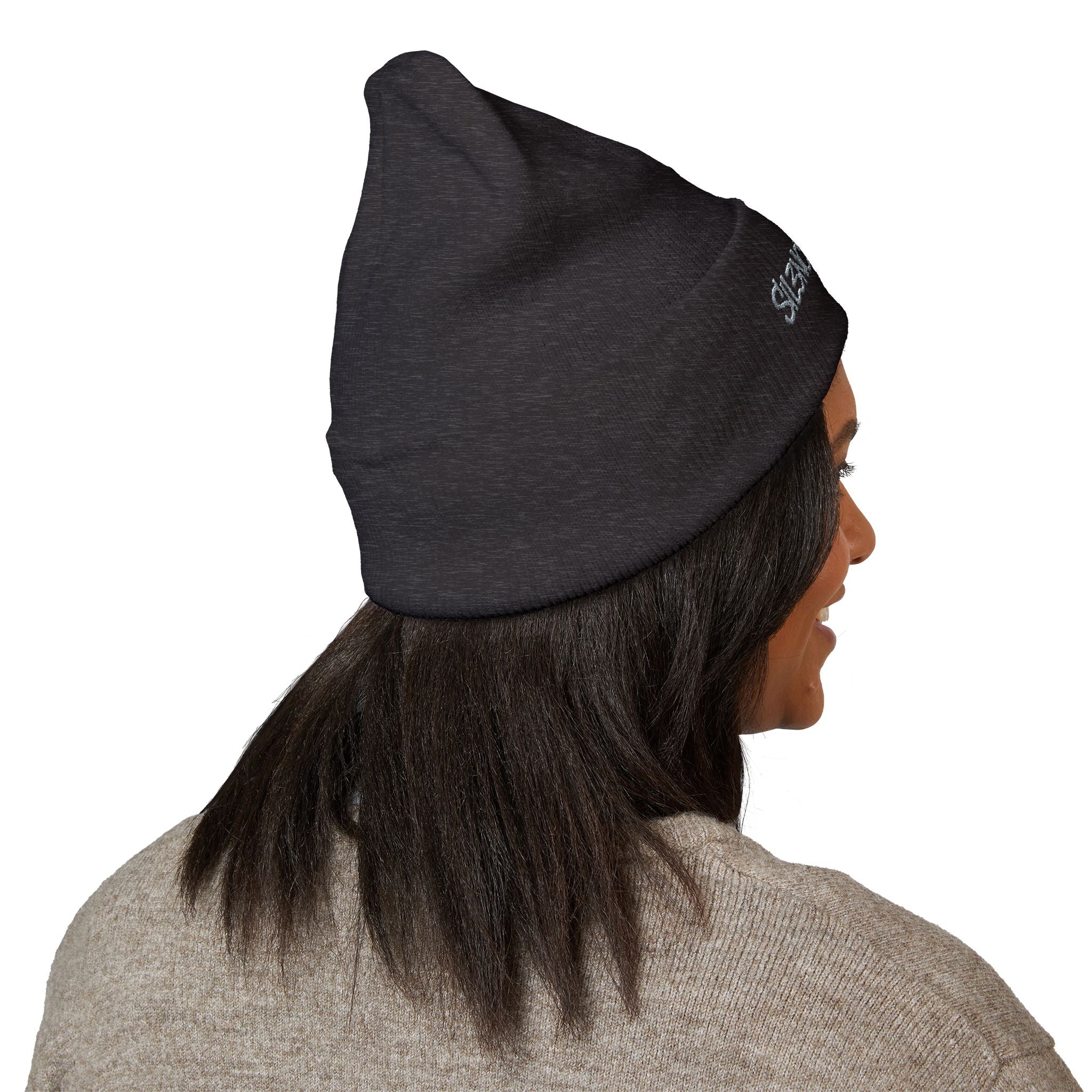 Sil3nced Soci3ty Embroidered Cuffed Beanie