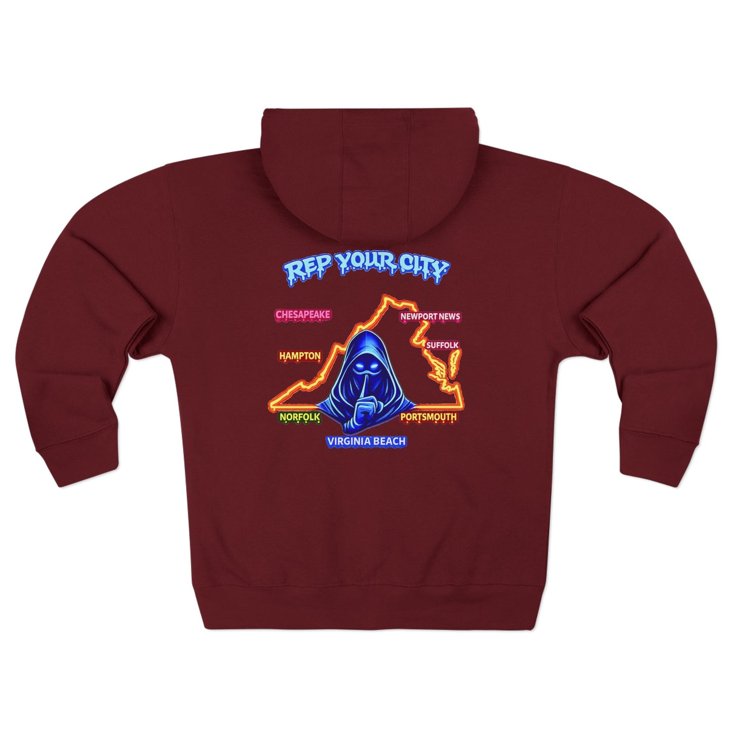 Rep Your City - Unisex Zip Hoodie