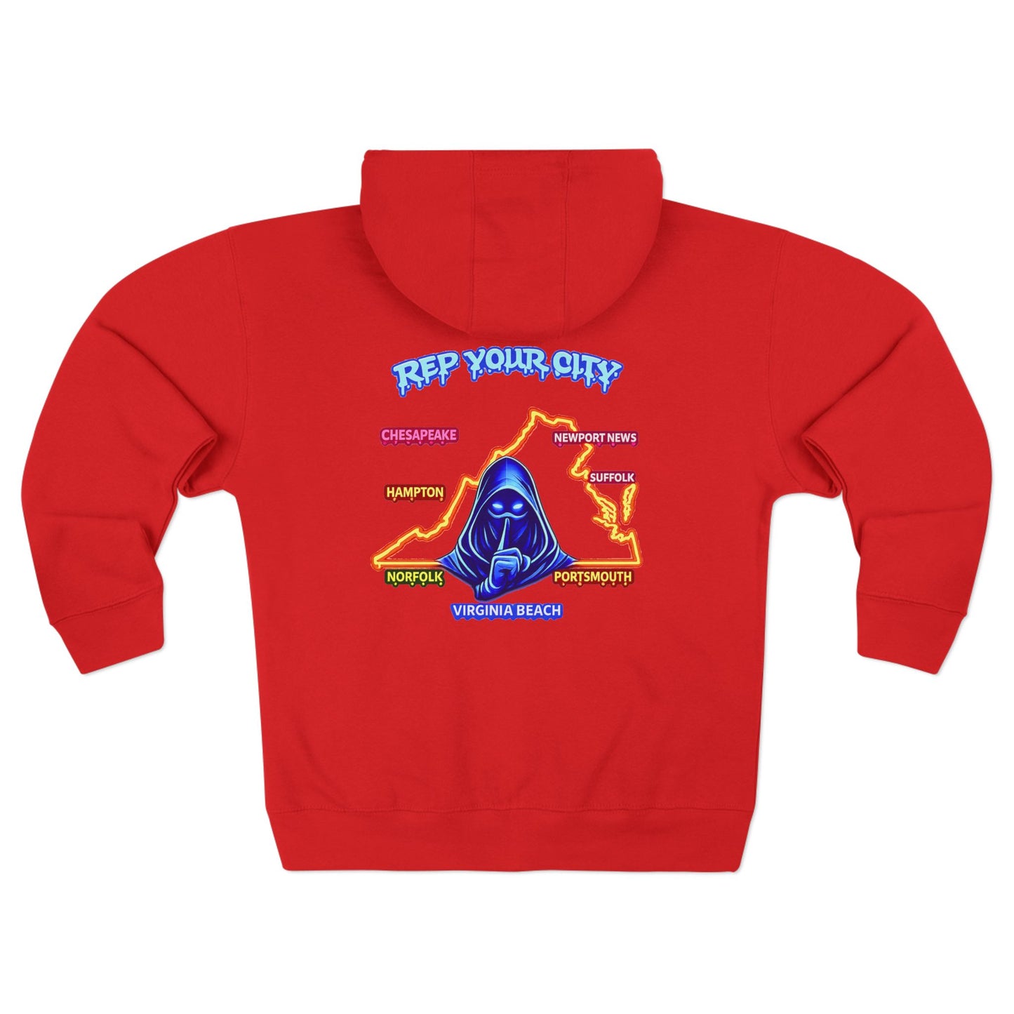 Rep Your City - Unisex Zip Hoodie