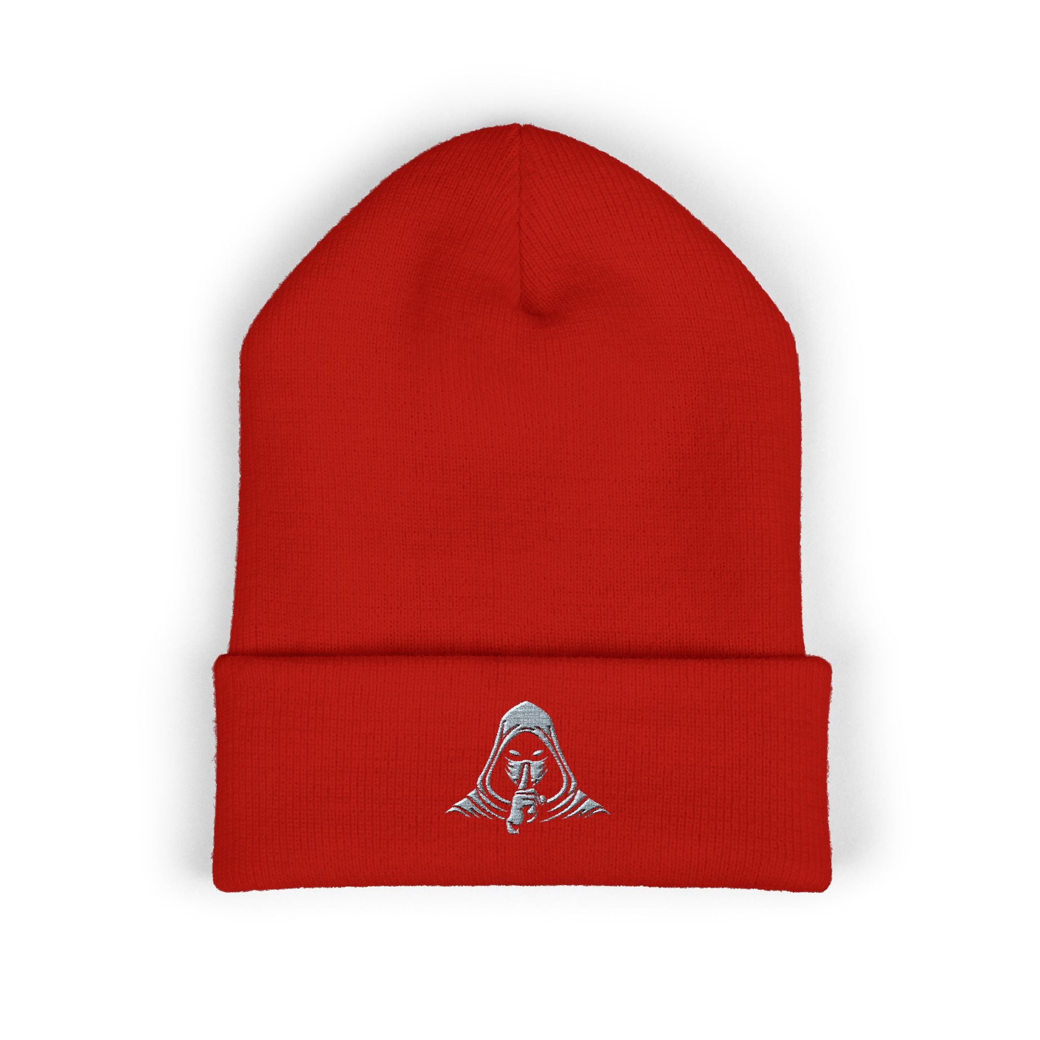 OG Beanie – White Embroidered