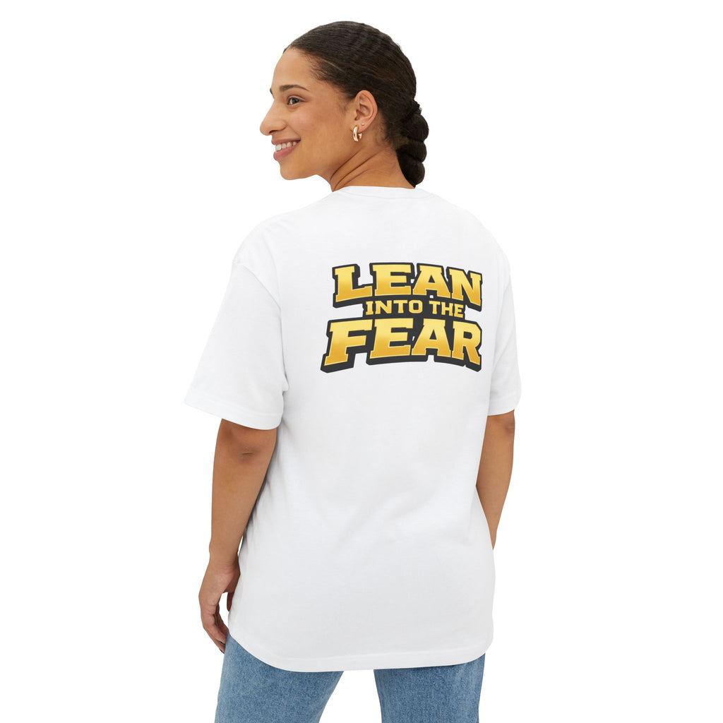 Lean into the Fear Heavyweight Tee