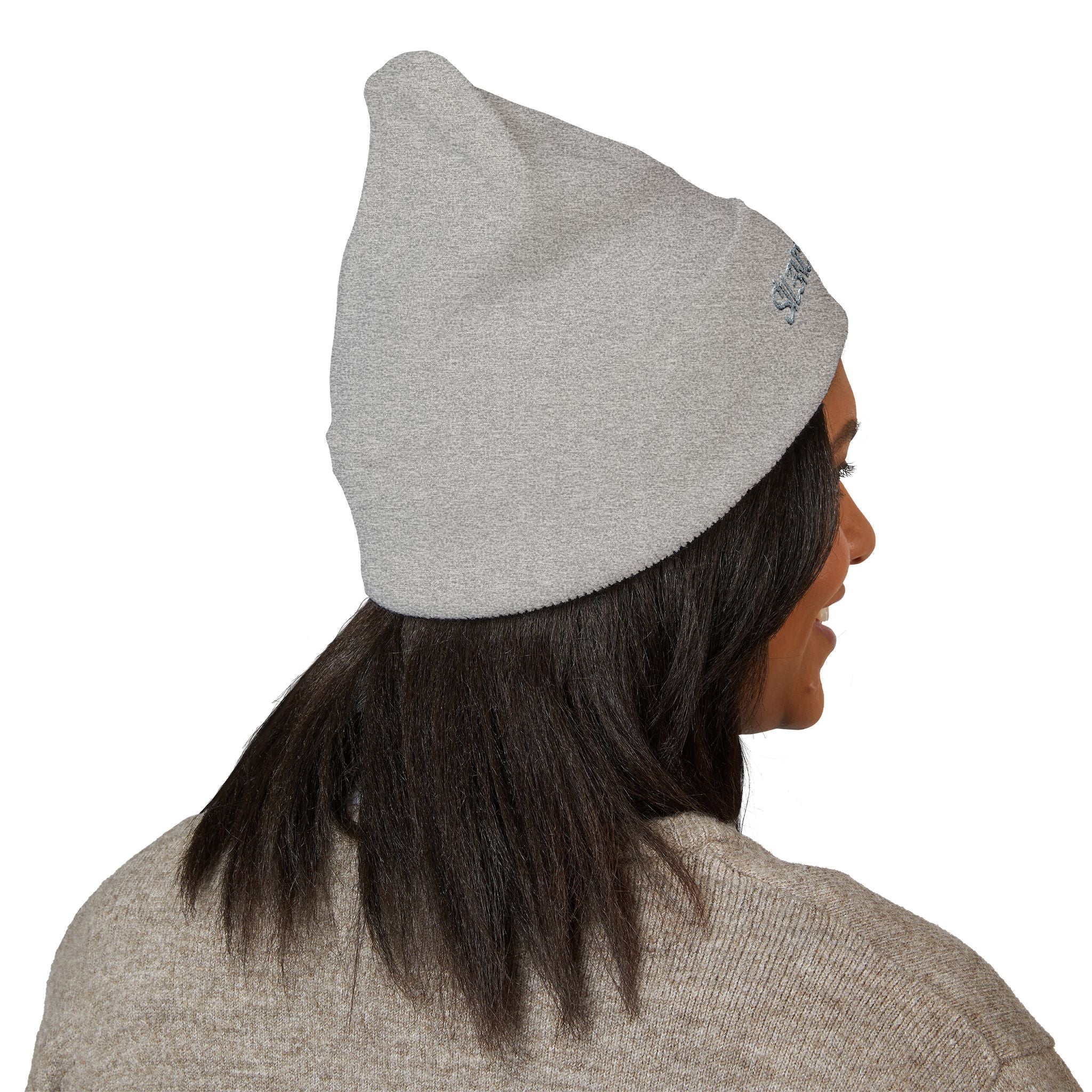 Sil3nced Soci3ty Embroidered Cuffed Beanie