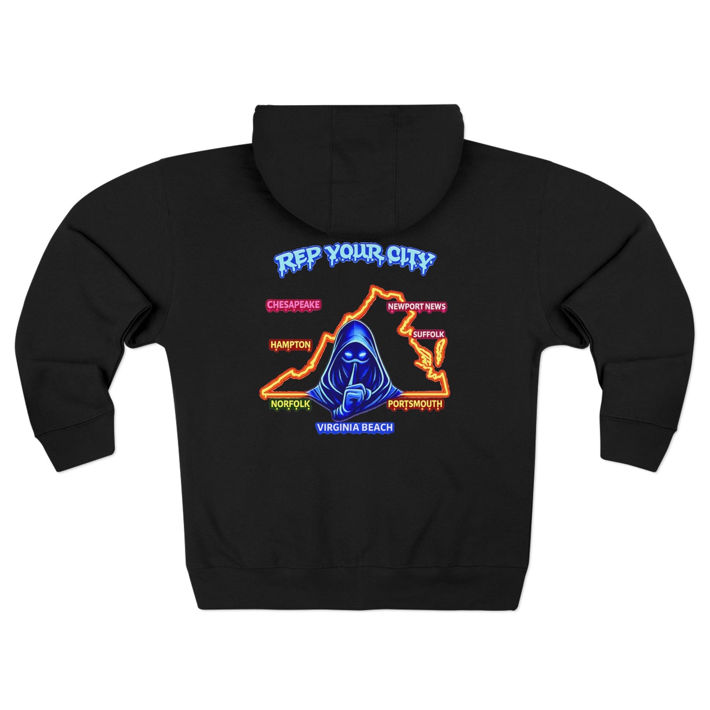 Rep Your City - Unisex Zip Hoodie