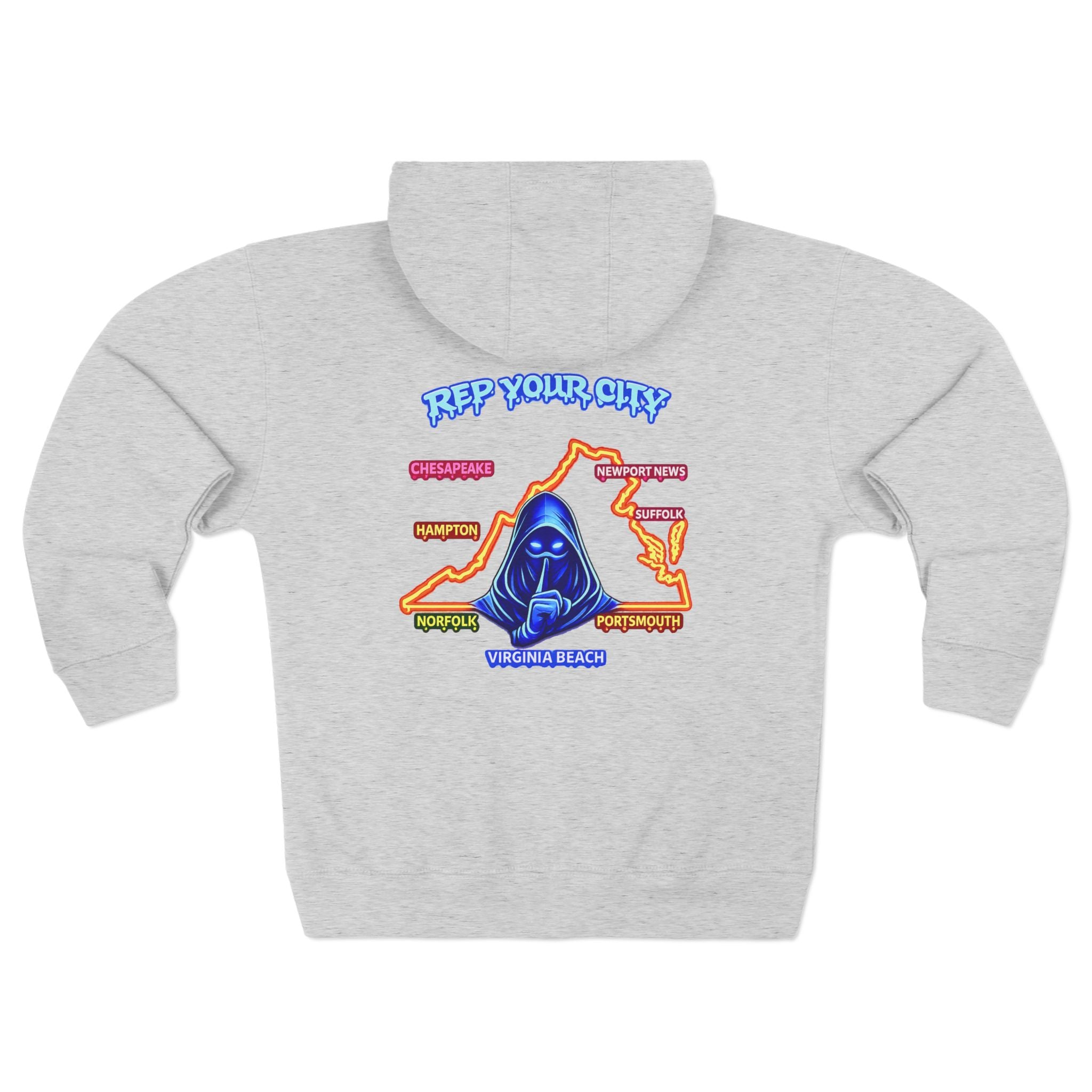 Rep Your City - Unisex Zip Hoodie